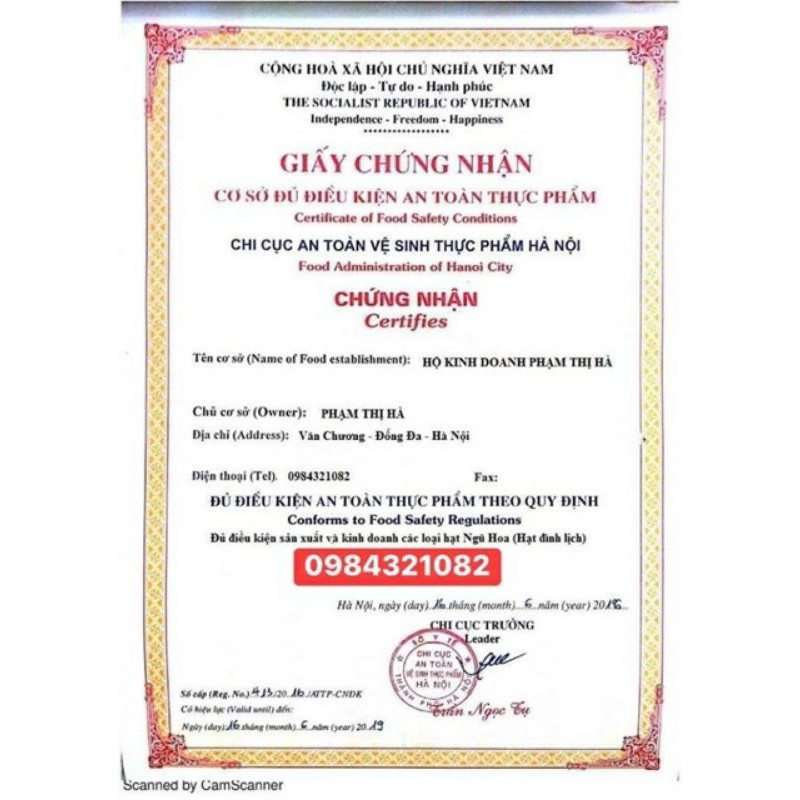 100gr HẠT NGŨ HOA (hạt đình lịch) đắp mặt loại hạt sạch HandMade | Thế Giới Skin Care