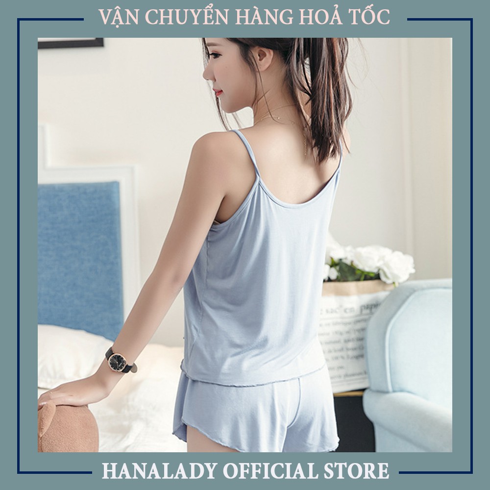 Đồ ngủ nữ -Bộ ngủ 2 dây thun cotton cao cấp siêu mềm mịn thoáng mát thoải mái mặc tại nhà, bộ đồ ngủ, bộ ngủ nữ  V409 | BigBuy360 - bigbuy360.vn