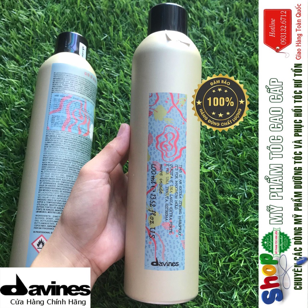 [Davines-Italia] Gôm xịt siêu cứng Davines An Extra Strong Hairspray 400ml