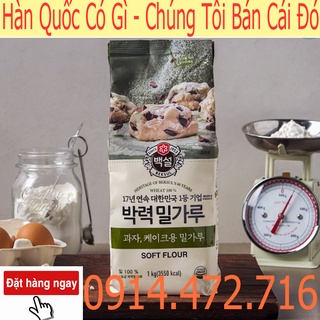 Bột Mỳ Làm Bánh Bông Lan, Bánh Nướng Beksul 1Kg- Nhập Khẩu Hàn Quốc