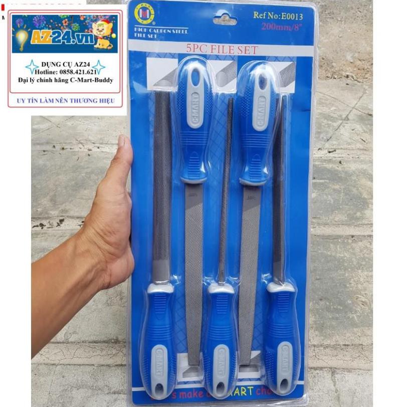 8″ Dũa bộ (5 cây) E0013 C-MART