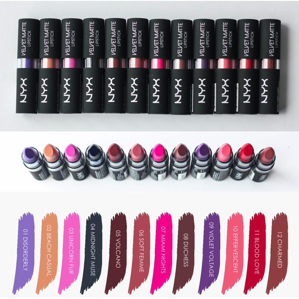 Son NYX Velvet Matte Lipstick Ouibeaute