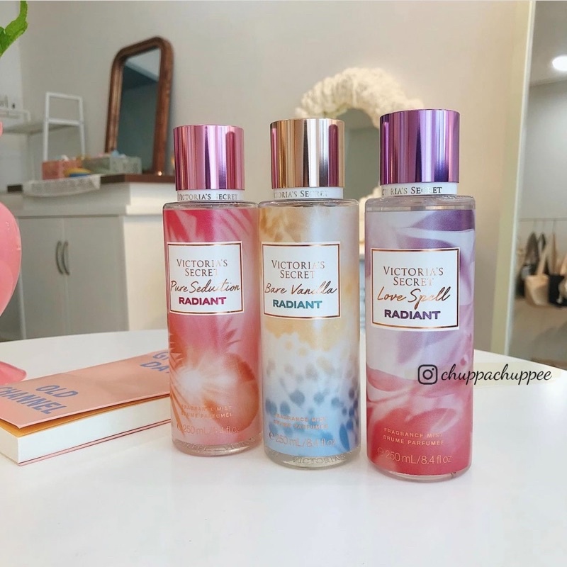 Xịt thơm Body mist VS BST RADIANT 250ml