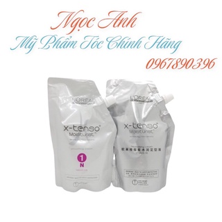 Cặp Thuốc Duỗi, Uốn Tóc Loreal X-Tenso Moisturist (400ml * 2 )
