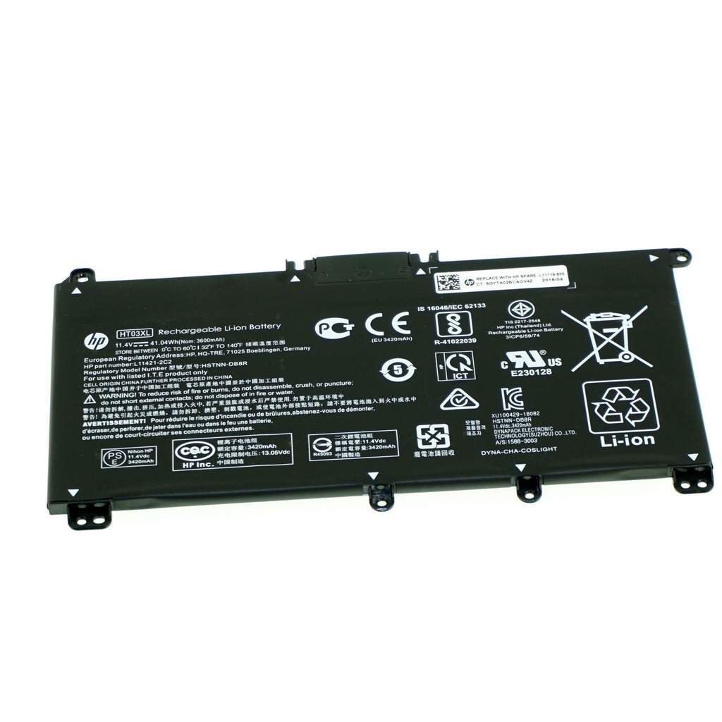 PIN  LAPTOP HP HT03XL HSTNN-IB8O L11421-1C1 L11119-855 HSTNN-UB7J,14-CE0014TU 14-CE0000,14-CF 15-CS 17-CA