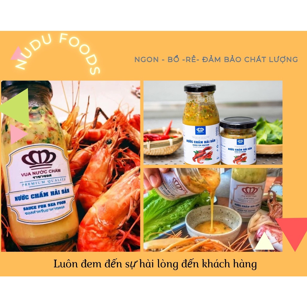 (màu xanh) VUA Nước chấm hải sản THÁI LAN - 300ml_ỚT ĐỎ LÁ CHANH
