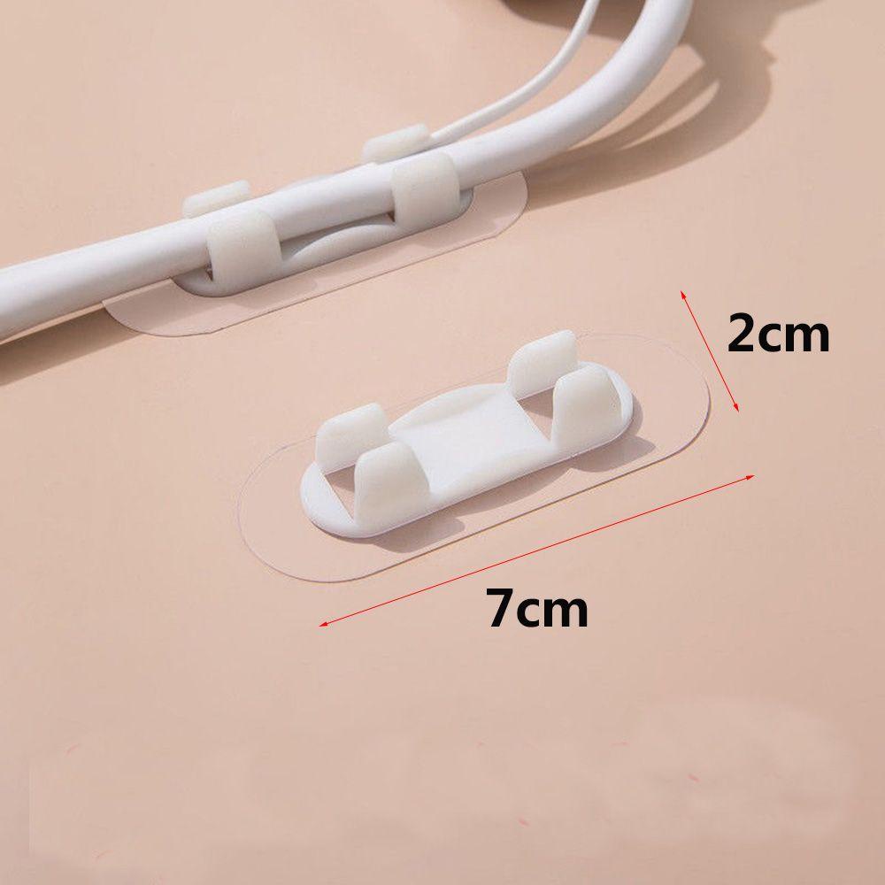 KUNHEV Set 10 / 20 / 30 Kẹp Cố Định Dây Cáp Tự Dính Tiện Dụng