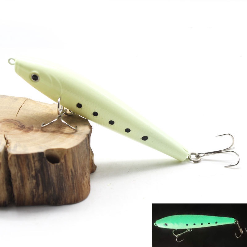 1 Mồi Câu Cá Phát Sáng Trong Tối 9cm 9g