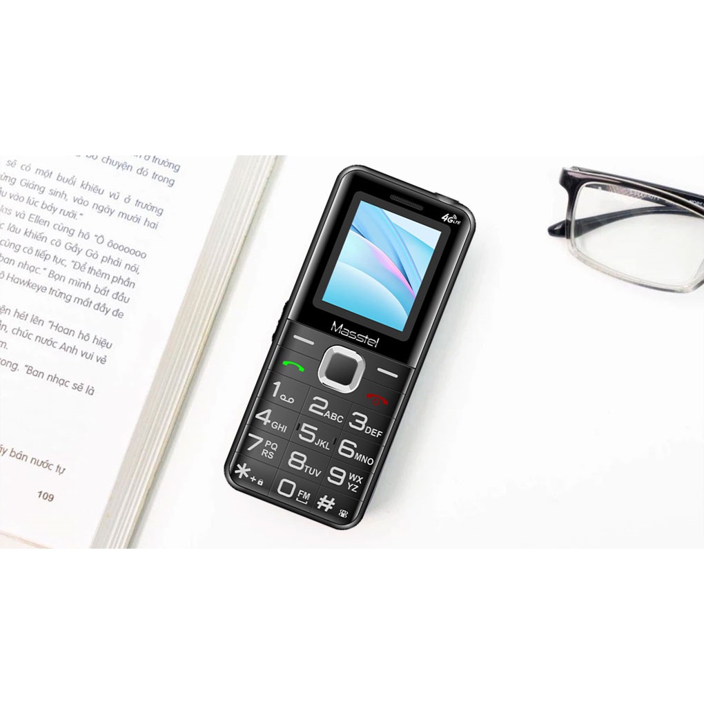 Điện Thoại Mastel IZI 10 4G LTE - 2 Sim 2 Sóng - FM Không Dây - Pin Khoẻ - Chính Hãng - Bảo HÀnh 12 Tháng