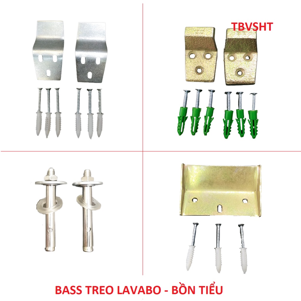 Bass bát treo tường lavabo, chậu rửa mặt, bồn tiểu