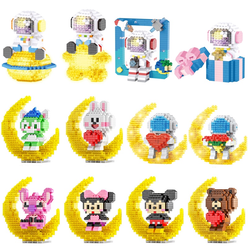 Lego Đồ Chơi Lắp Ráp Nhân Vật Hoạt Hình 3D Siêu Cấp - Lấp Lánh Đáng Yêu