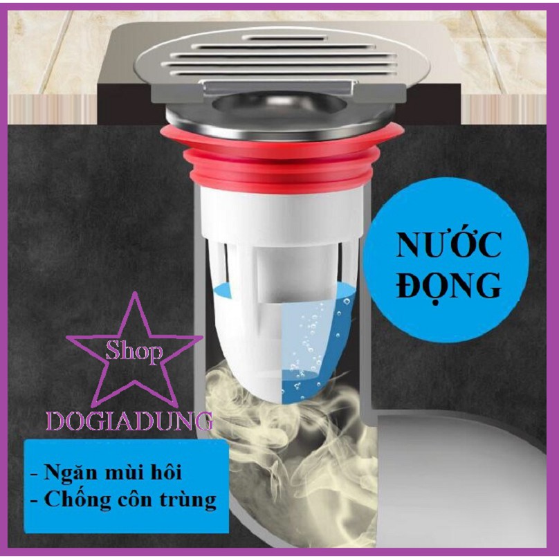 Nắp đậy phễu thu sàn ngăn mùi hôi  - chặn rác tiện dụng.