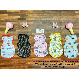 [Phần 1] ÁO BA LỖ CHO THÚ CƯNG - 100% COTTON