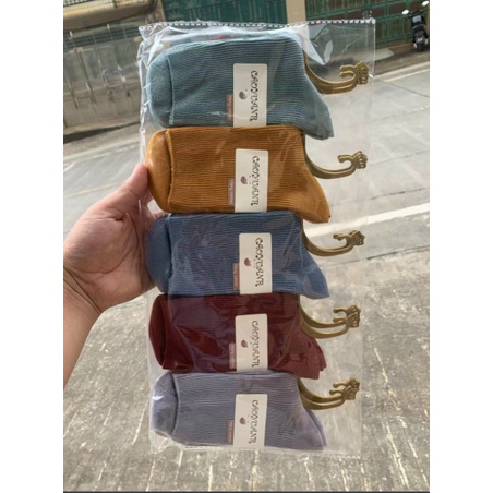 Loại Đẹp-Vớ tất cổ cao gân trơn nam nữ, vải cotton co giãn phong cách Hàn Quốc