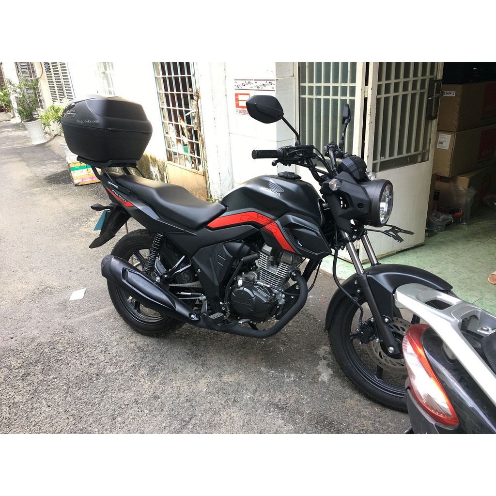 Thùng xe CB150 Verza, thùng Givi B34NT và baga CB150 Verza, hàng Givi chính hãng, bảo hành 2 năm