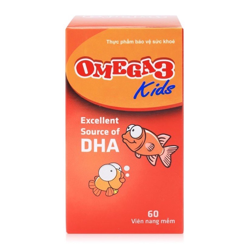 Omega 3 kids_Dầu cá/ DHA cho bé Bổ não, sáng mắt, phát triển trí não