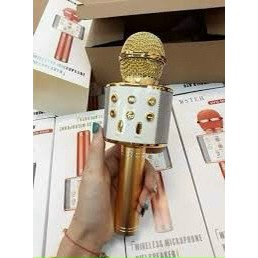 MIC hát KARAOKE⭐ mic tròn 858, bắt giọng tốt, lọc tạp âm rất tốt.