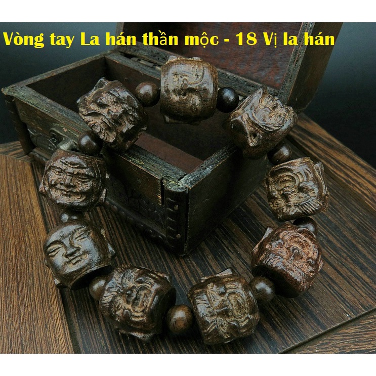 [GIÁ CỰC SỐC]Vòng đeo tay Phong Thủy, GỖ Thủy Tầm Mộc, Handmade, Khắc Thủ công, Tặng kèm hộp đựng lót Nhung/ Gấm.