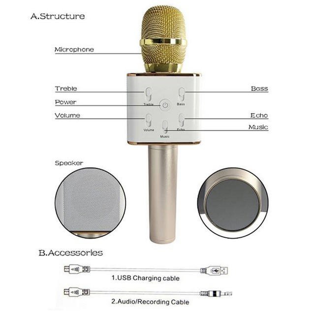 Micro bluetooth không dây Q7U