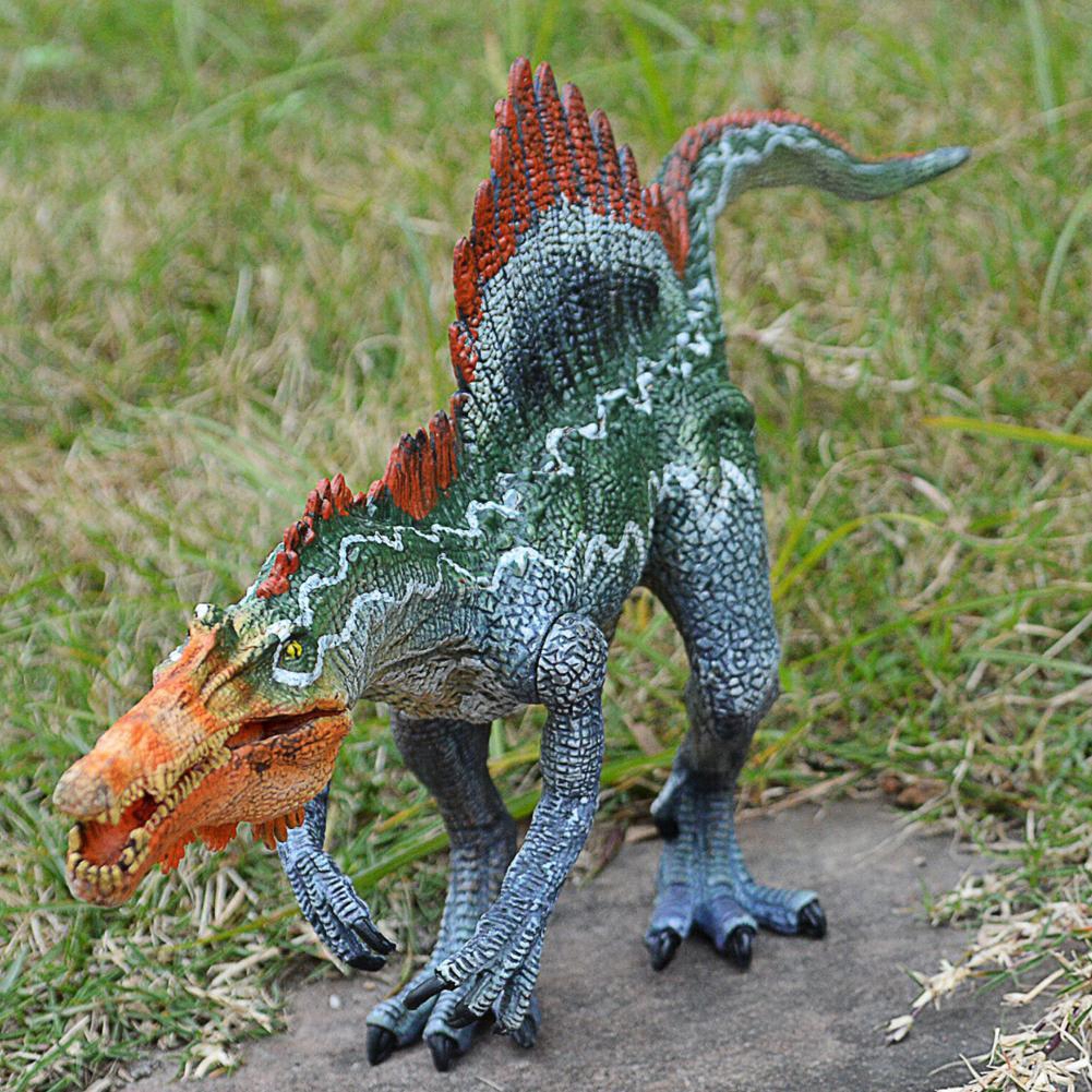 Jurassic Spinosaurus Toy Figure Realistic Dinosaur Model Birthday Gift Toys Kids S8V7