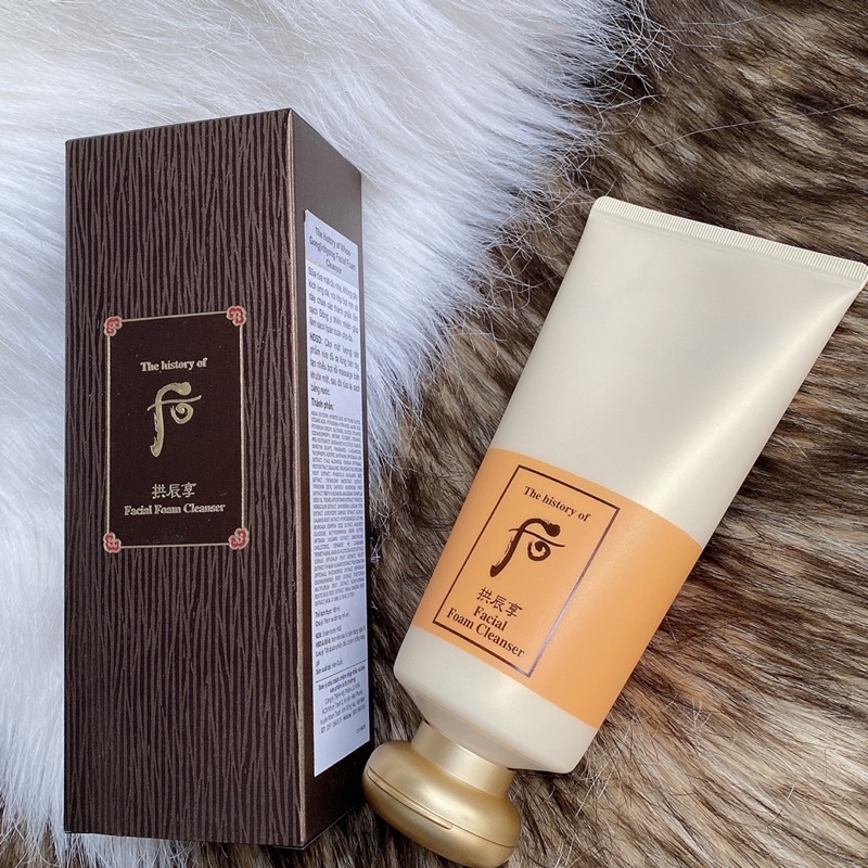 - SỮA RỬA MẶT WHOO vàng 180ml full