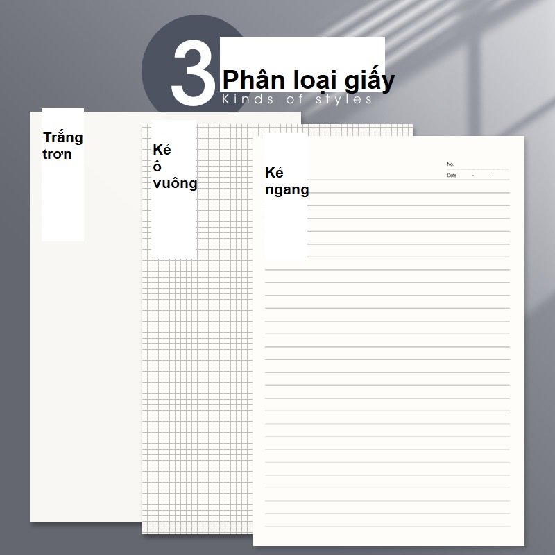 NB21 Tập giấy nháp đa năng không bìa 40 trang đóng ghim