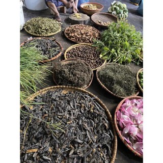 Cặp Dầu gội mọc tóc- bồ kết MỘC NHIÊN (HANDMADE)