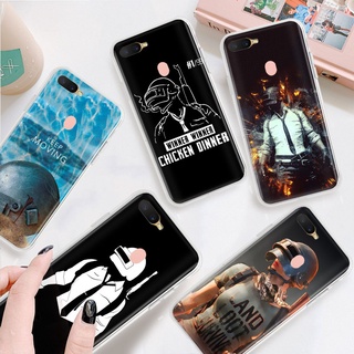 Ốp Điện Thoại Trong Suốt Họa Tiết Pubg Tb105 Cho Oppo A12 A12E A3S A5 A5S A9 A52 A72 A92 A92S A9X
