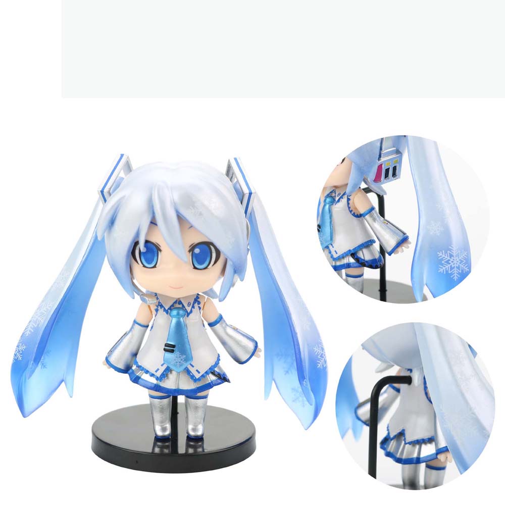 Mô hình đồ chơi hình nhân vật Hatsune Miku dễ thương 10cm
