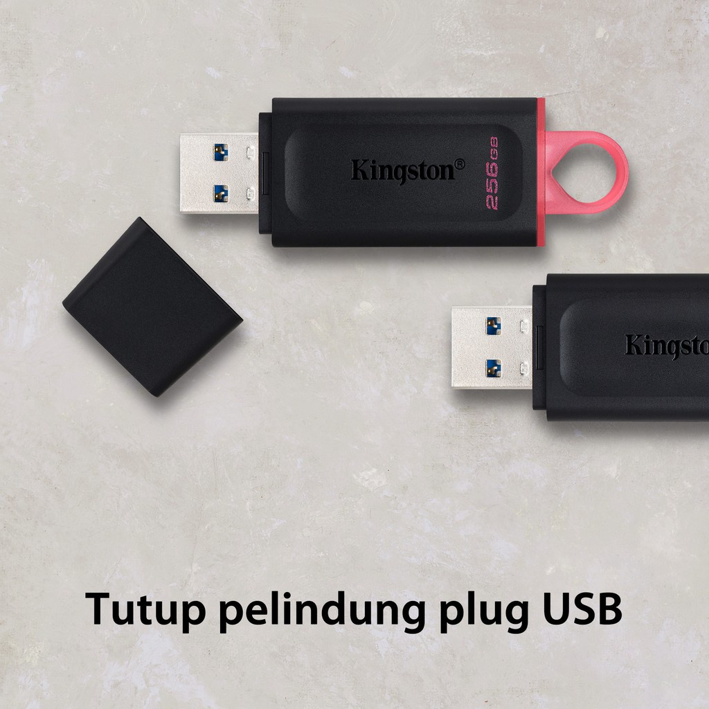 Kingston Thẻ Nhớ Usb 3.2 32gb Kèm Nắp Bảo Vệ Và Móc Khóa