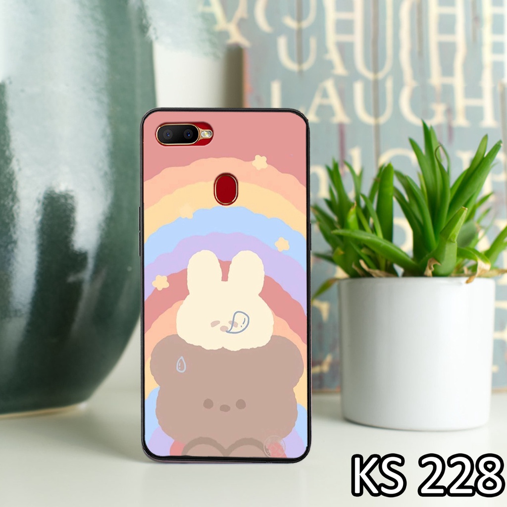 [FreeShip ExTra] Ốp lưng Oppo A1k/Oppo A3s/Oppo A5s/Oppo A7/Oppo A12 in hình gấu dễ thương