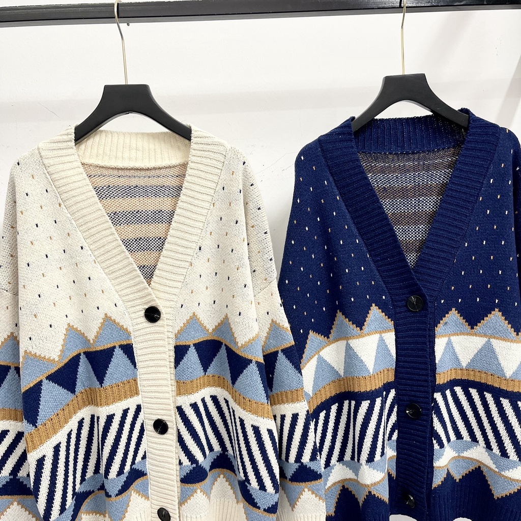 Áo cardigan len họa tiết zigzac A1990 SUSTORE | BigBuy360 - bigbuy360.vn
