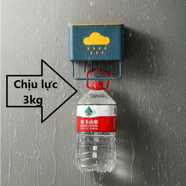 Ống đũa dán tường 2 lớp, ống đựng đũa nhiều màu sang trọng tiện lợi DEXI