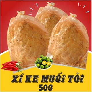 Combo 10 bịch Bánh tráng xì ke muối tỏi 50g
