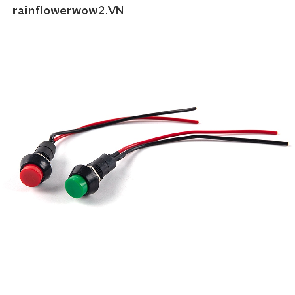 [flower] Công Tắc Nút Bấm Còi Xe Hơi Cỡ Nhỏ Màu Đỏ Xanh Lá [Hoa]