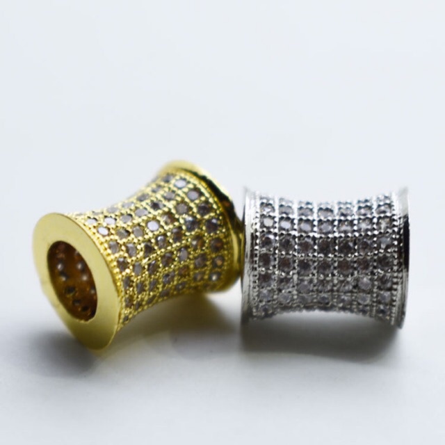 KHO SỈ  Charm trụ đính đá - Hàng loại 1 cực đẹp PL034