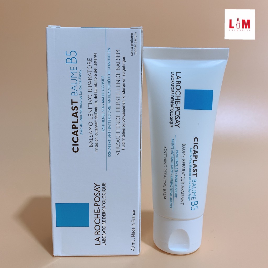 Kem dưỡng phục hồi da La Roche Posay Cicaplast B5 Baume 40ml [Chính Hãng]