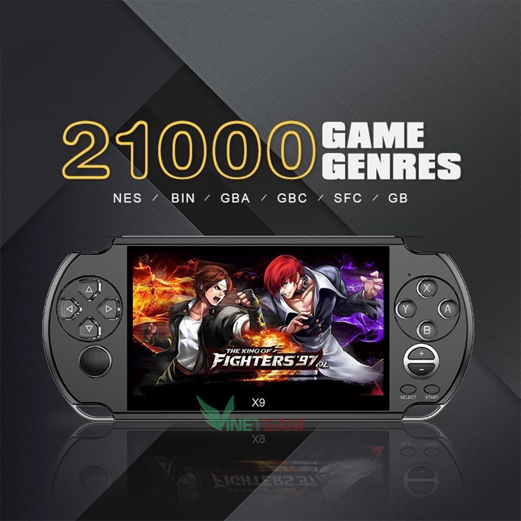 Máy Chơi Game Cầm Tay X9 Cho Tv Output NEW Updated 8GB PSP Handheld Game Player 5 Inch Portable Game Console -dc3373