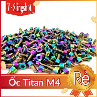 [Giá Rẻ] 1 Cặp Ốc Titan Màu M4 (Kèm Lục Giác)