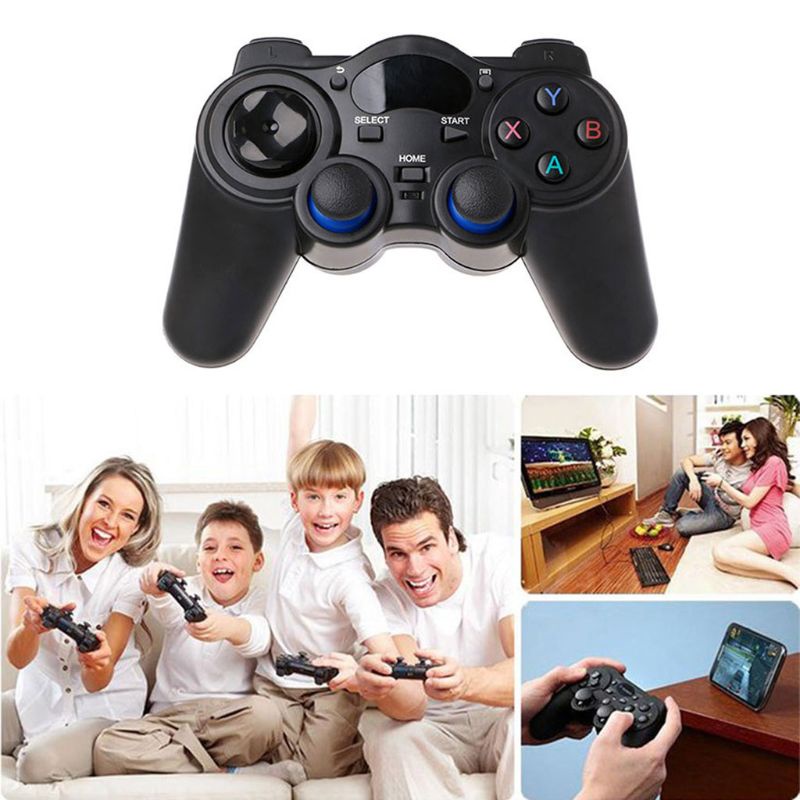 Tay cầm chơi game không dây 2.4G cho An-droid TV Box PC PS3