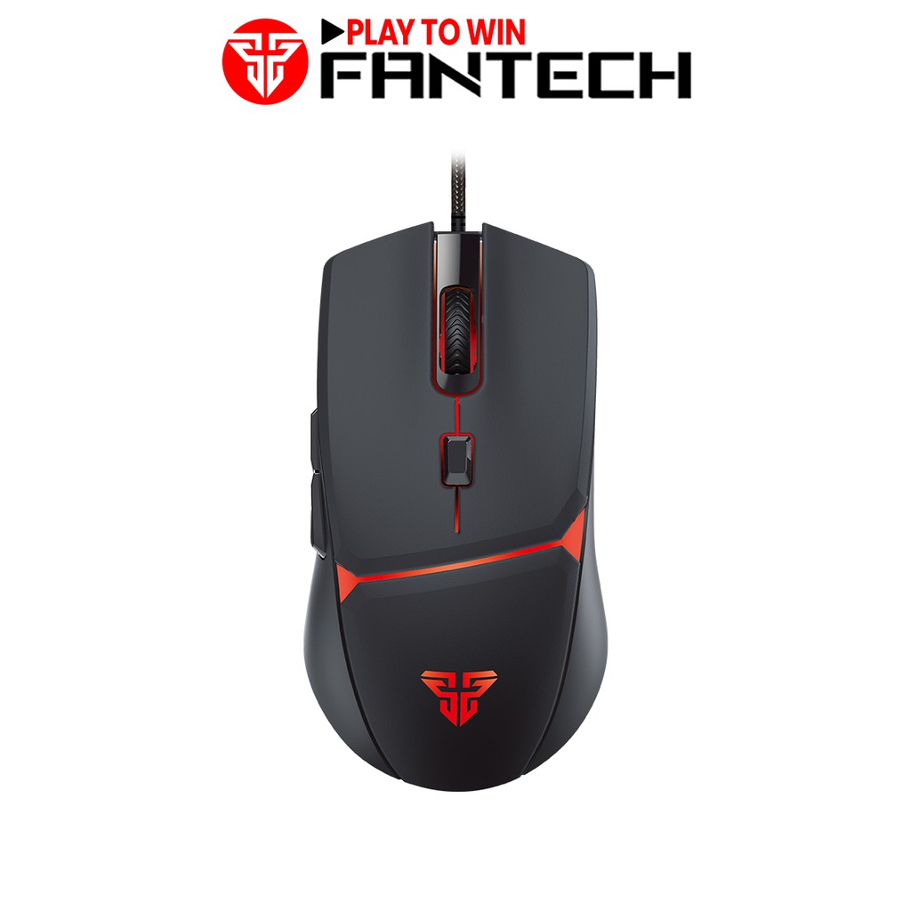 Chuột Macro Gaming Fantech VX7 Crypto Màu đen trắng 6D RGB. DPI 200 đến 8000 - Hãng phân phối chính thức