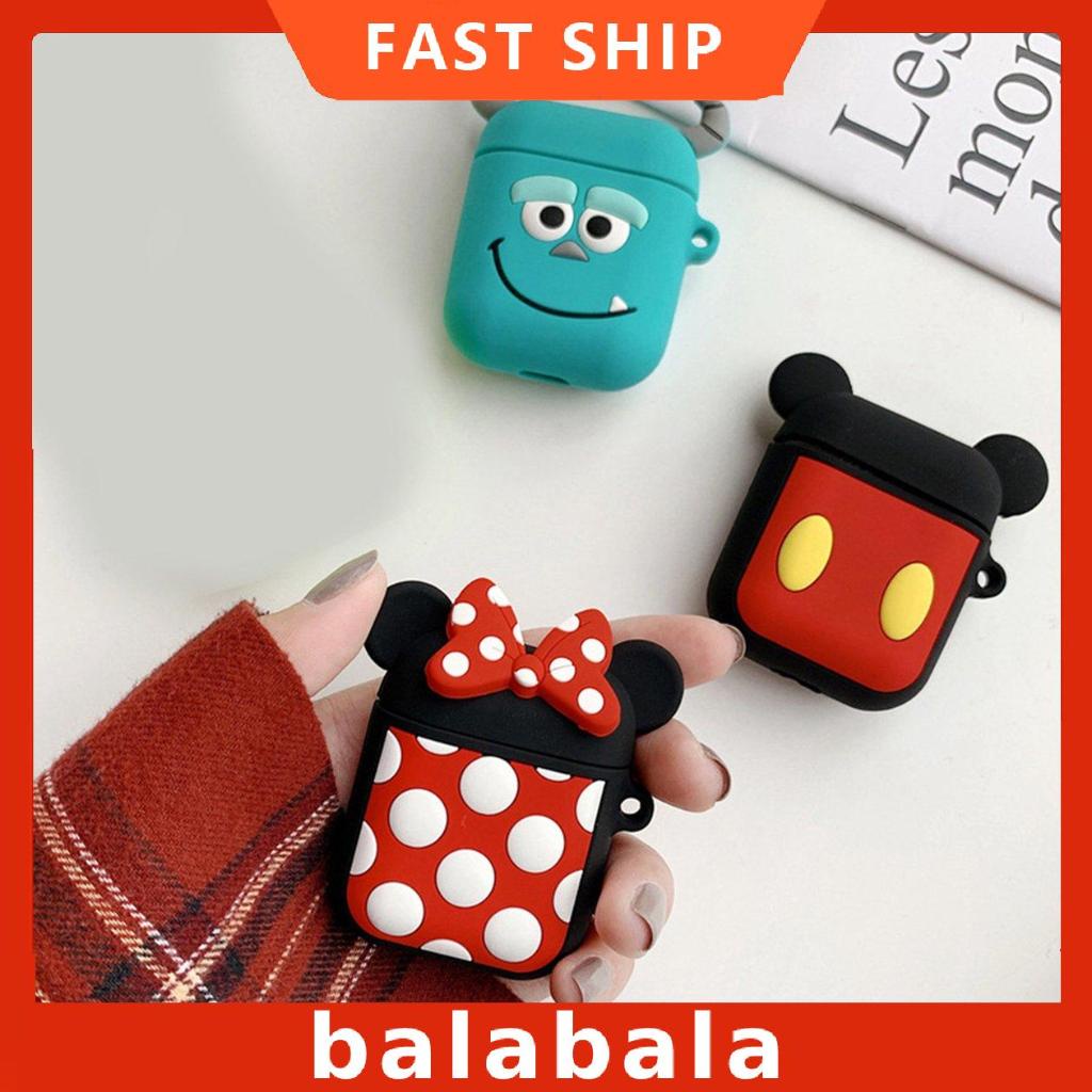 [BL]Headphone Cases For Airpods1/2 Cartoon Silicone Wireless Earphone Skin