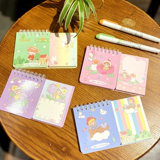 Sổ lò xo kèm giấy Note