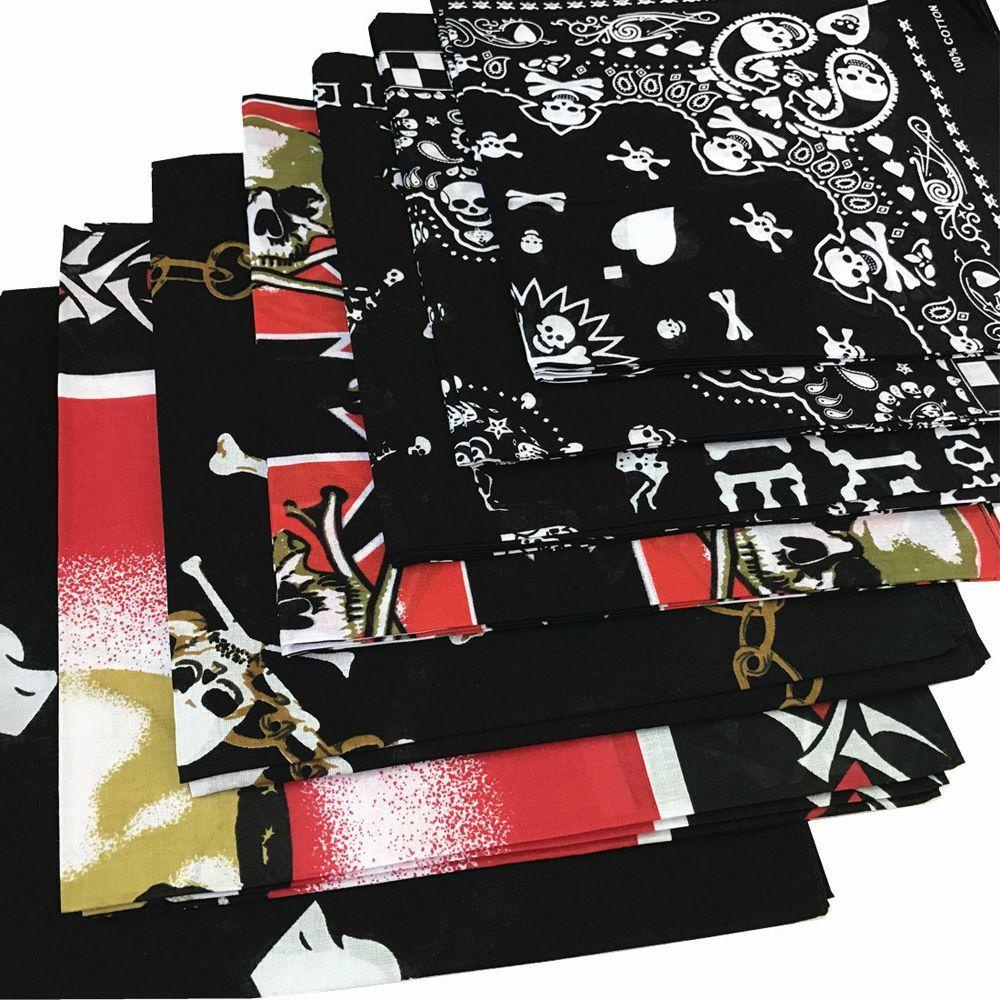 Pewany Hip Hop Paisley Khăn Trùm Đầu Bằng Cotton Thoáng Khí Hình Đầu Lâu Không Đường May Cho Đi Xe Đạp Thể Thao Ngoài Trời B-Boy