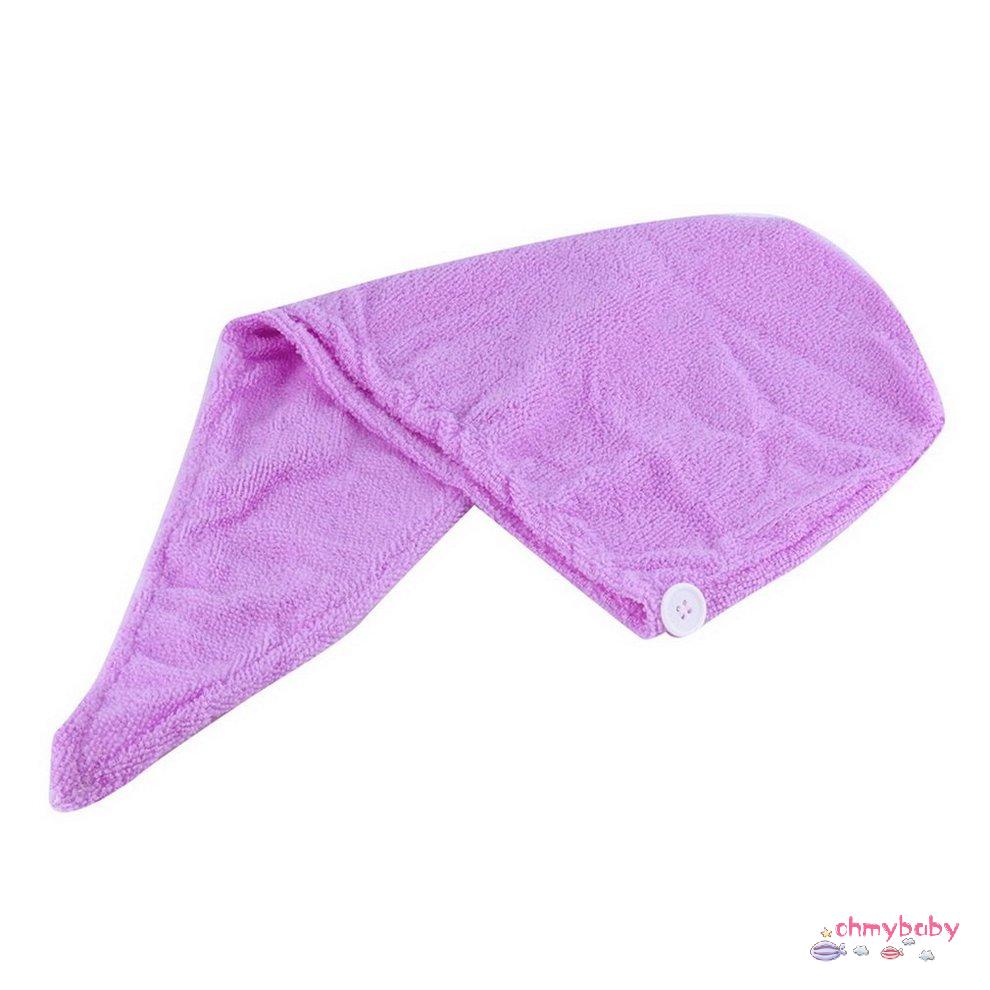 1 cái Microfibre Sau Khi Tắm Khăn Choàng Tóc Mũ Mũ Khăn Xếp Màu Ngẫu Nhiên [8/5]
