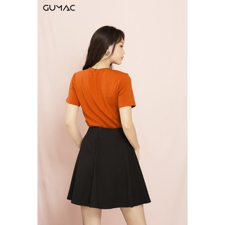 Áo thun nữ phối nút GUMAC AT11945