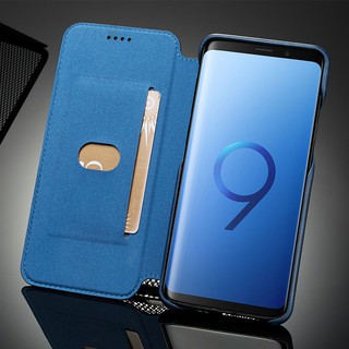 Bao da điện thoại nắp lật tùy chọn màu sắc cho Samsung S8/ S8 Plus/ S9/ S9 Plus