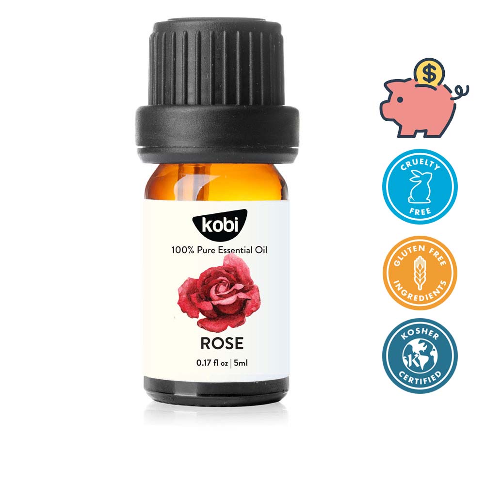 Tinh dầu Hoa Hồng Kobi Rose essential oil giúp làm trắng da, se khít lỗ chân lông - 5ml