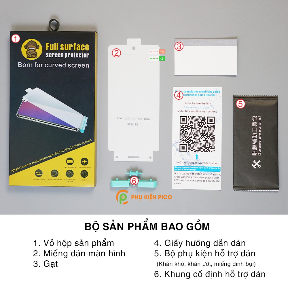 Dán màn hình Samsung Note 10 / Note 20 Ultra chính hãng Moxiao Xing - Dán dẻo Samsung Galaxy Note 20 Ultra