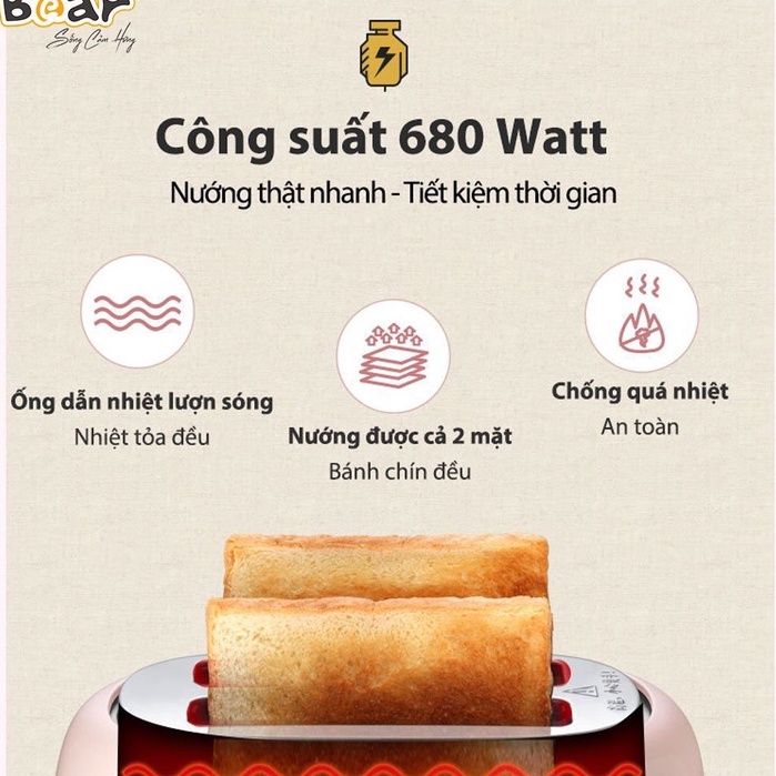 Máy Nướng Bánh Mì Sandwich SEKA, Máy kẹp nướng bánh mì nướng nhanh chín đều, chống dính tốt - Gia Dụng Gia Đình